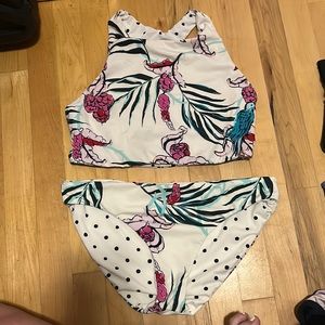 NWOT top is large bottoms are medium and both are reversible